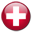 Flagge der Schweiz, rund